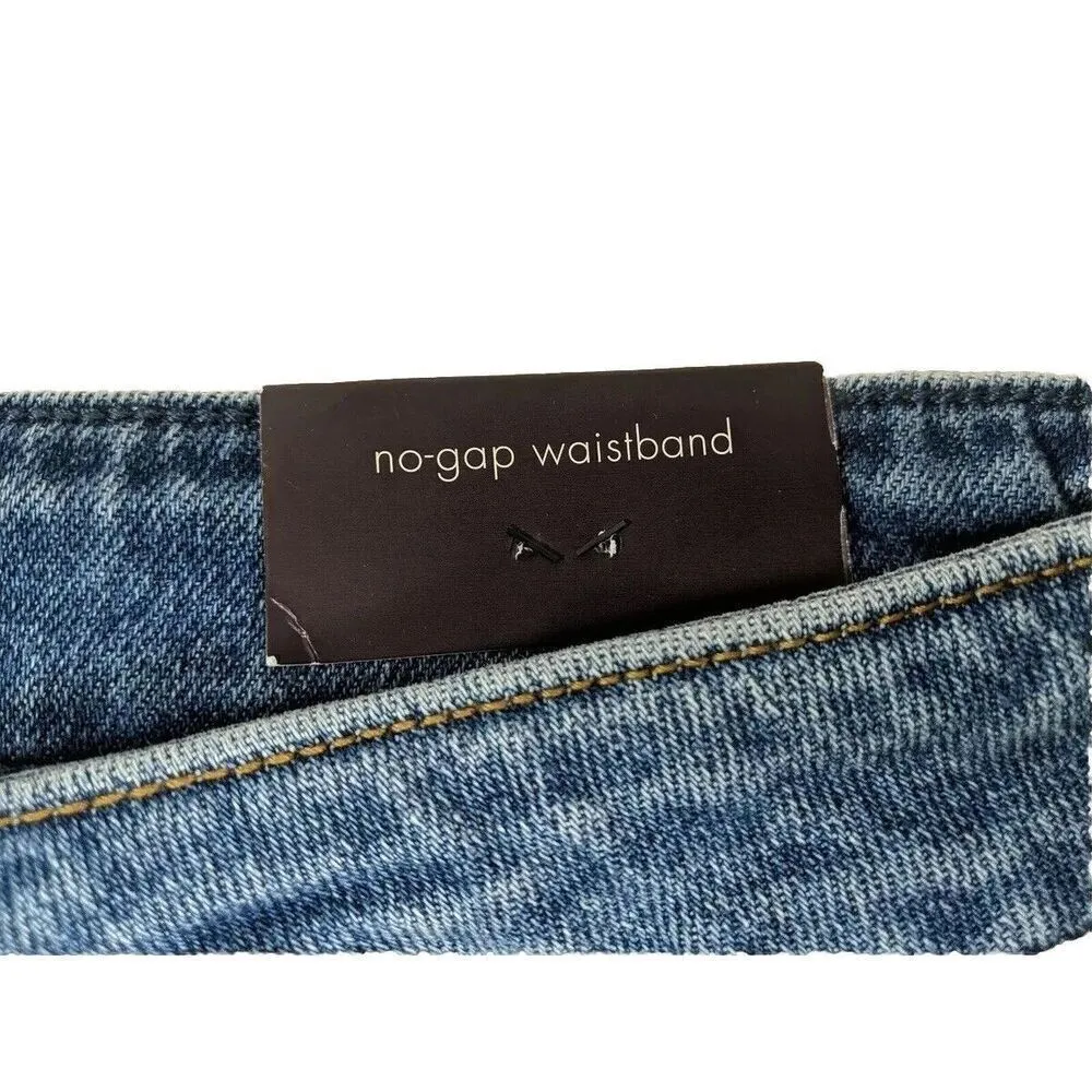 AVA & VIV Women Size 26 Button Fly Mid Rise Cuffed Midi Jean Short - Image 8