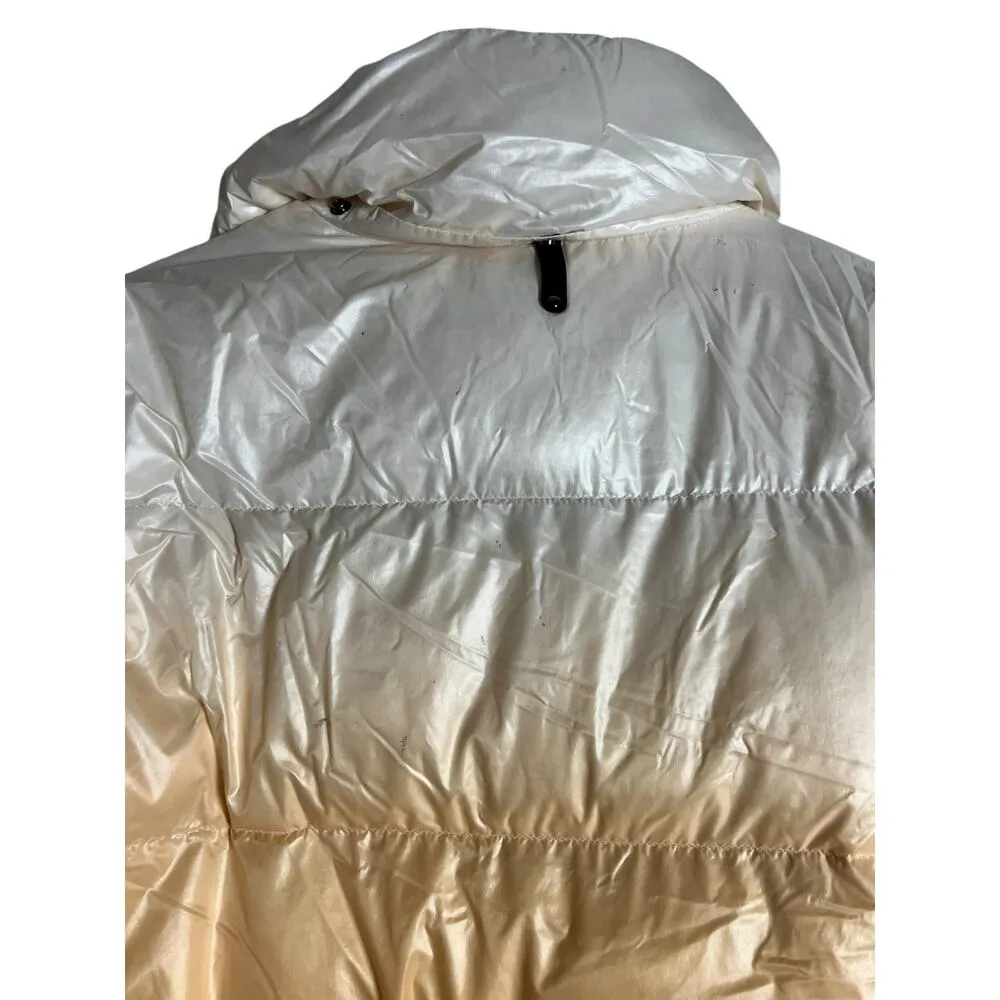 Mackage Ombré Evie Orange Down Puffer Jacket Size XS - Image 11