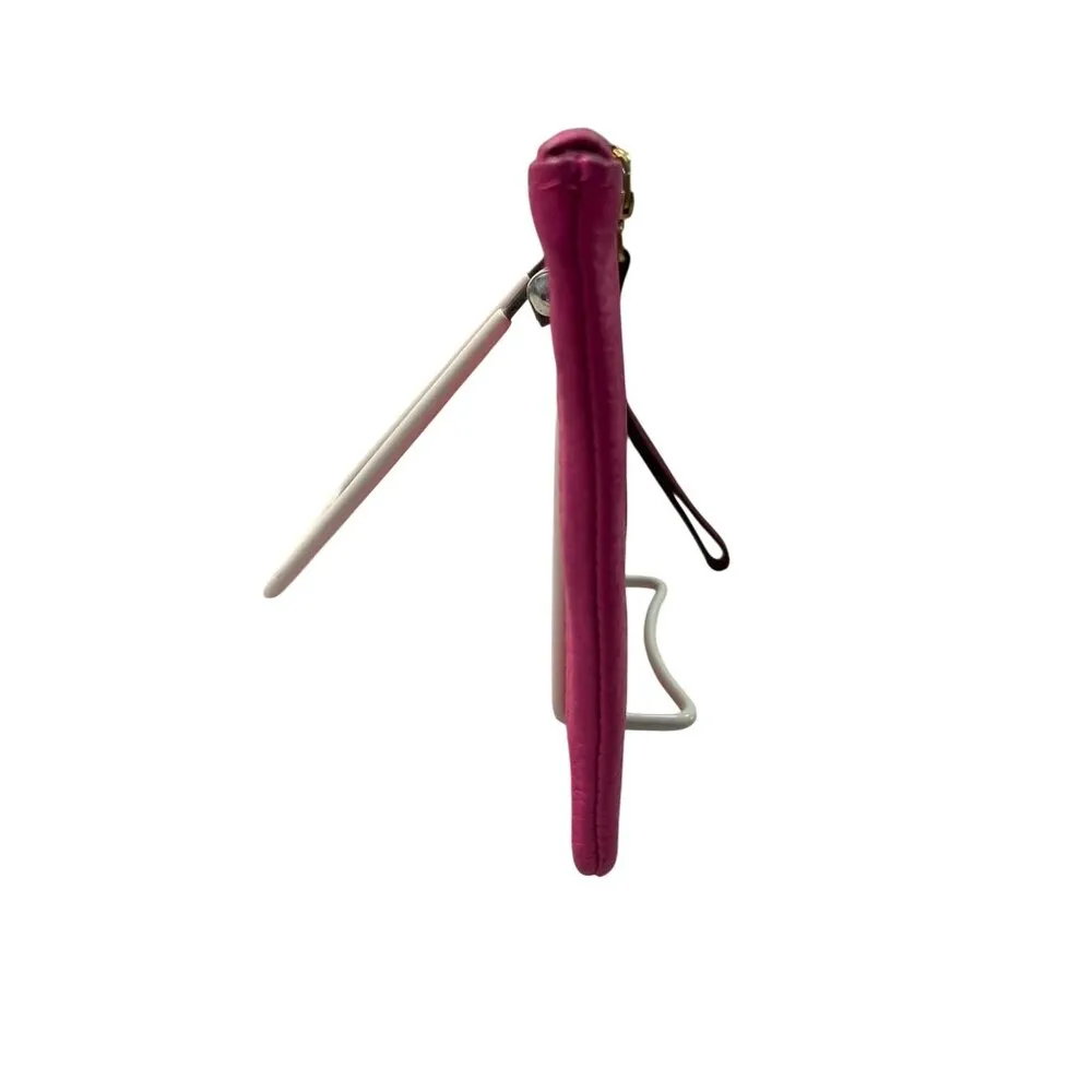 Fossil Wristlet Used Pink Leather Textured - Image 3