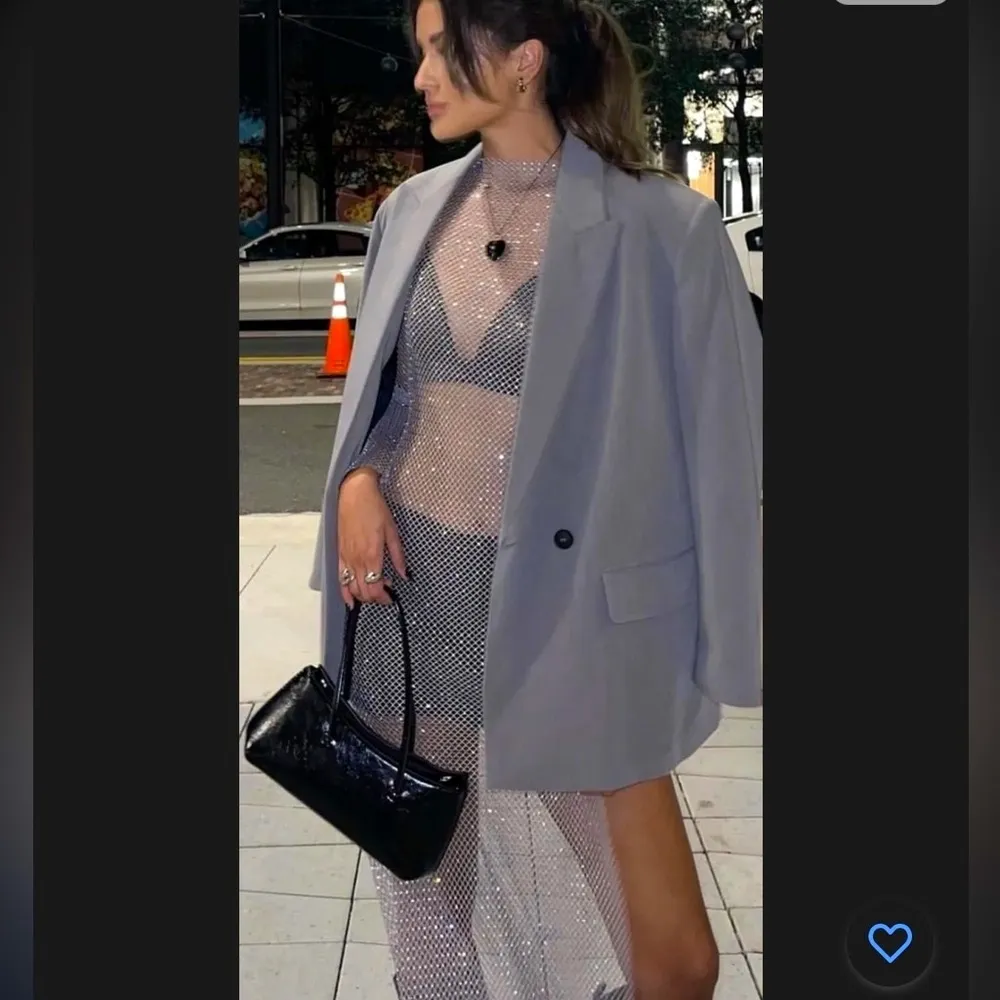 BLOGGER’S FAV| ZARA SILVER RHINESTONE MESH DRESS - Image 2