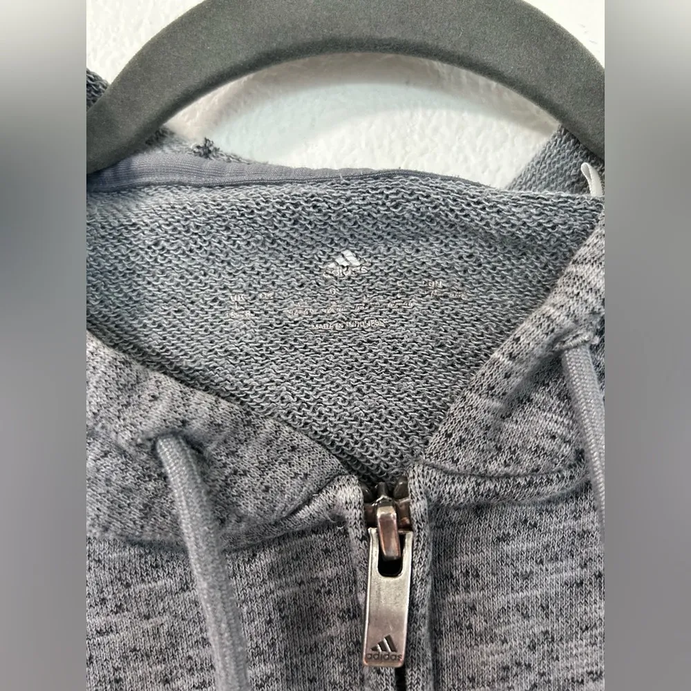 Adidas Full Zip Hooded Sweatshirt - Image 2