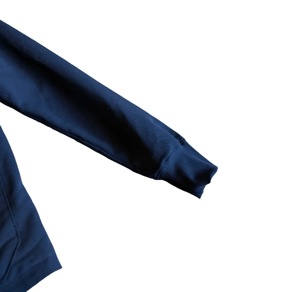 Jaanuu Navy Blue Scrub Jacket Zip-Down Nurse Doctor Athletic Casual Size XS - Image 9