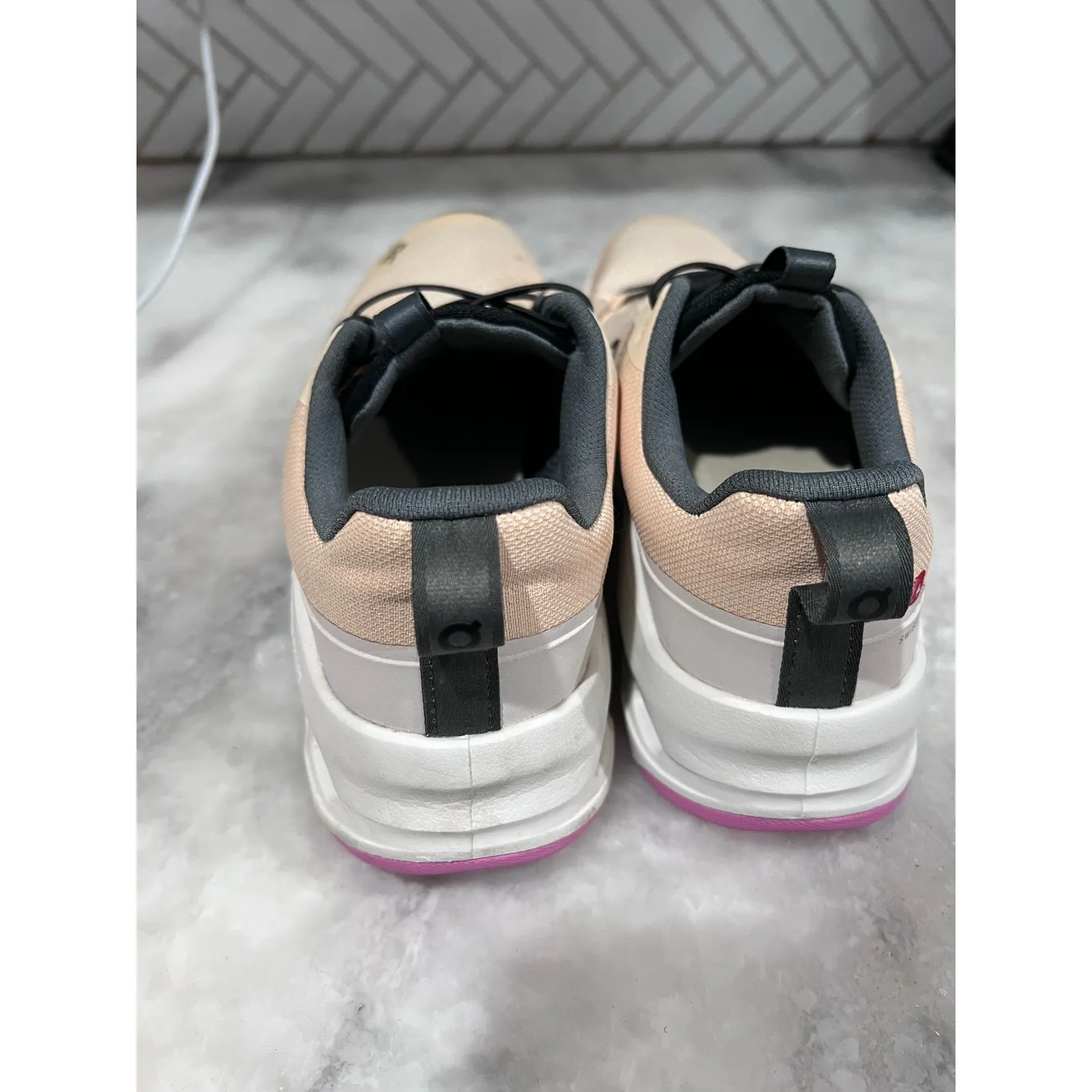 On Running Cloudswift Women’s Size 5 EU 37.5 Peach Black CloudTec Phase Shoes - Image 10