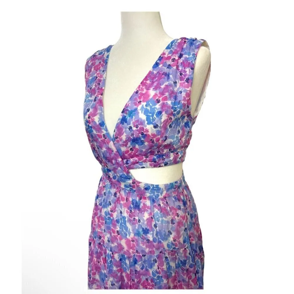 Nicholas Orchid Maxi in Pink purple 8 Womens Long Floral Gown Dress - Image 7