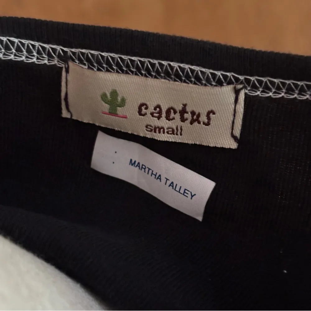 Cactus Black White Bling New York 3/4 Sleeve Shirt Sz S 100% Cotton - Image 4