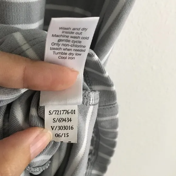 Athleta Striped Short Sleeves‎ Dress - Image 5