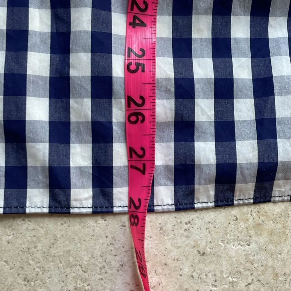 MILLY Jodi Smocked Off-the-shoulder Gingham Poplin Dress - Image 13