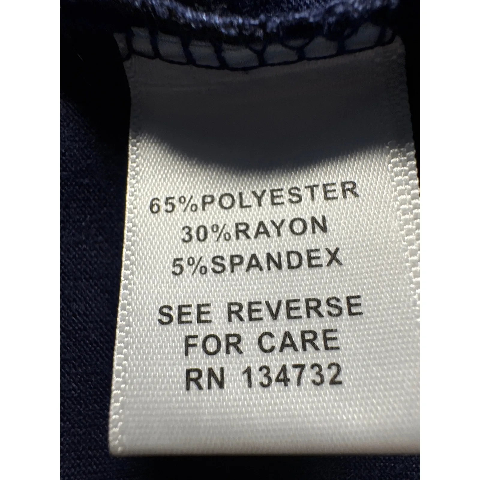 Allie & Rob Navy Blue Ruffle Sleeve Lace Up Tunic Top Plus Size 3X - Image 4