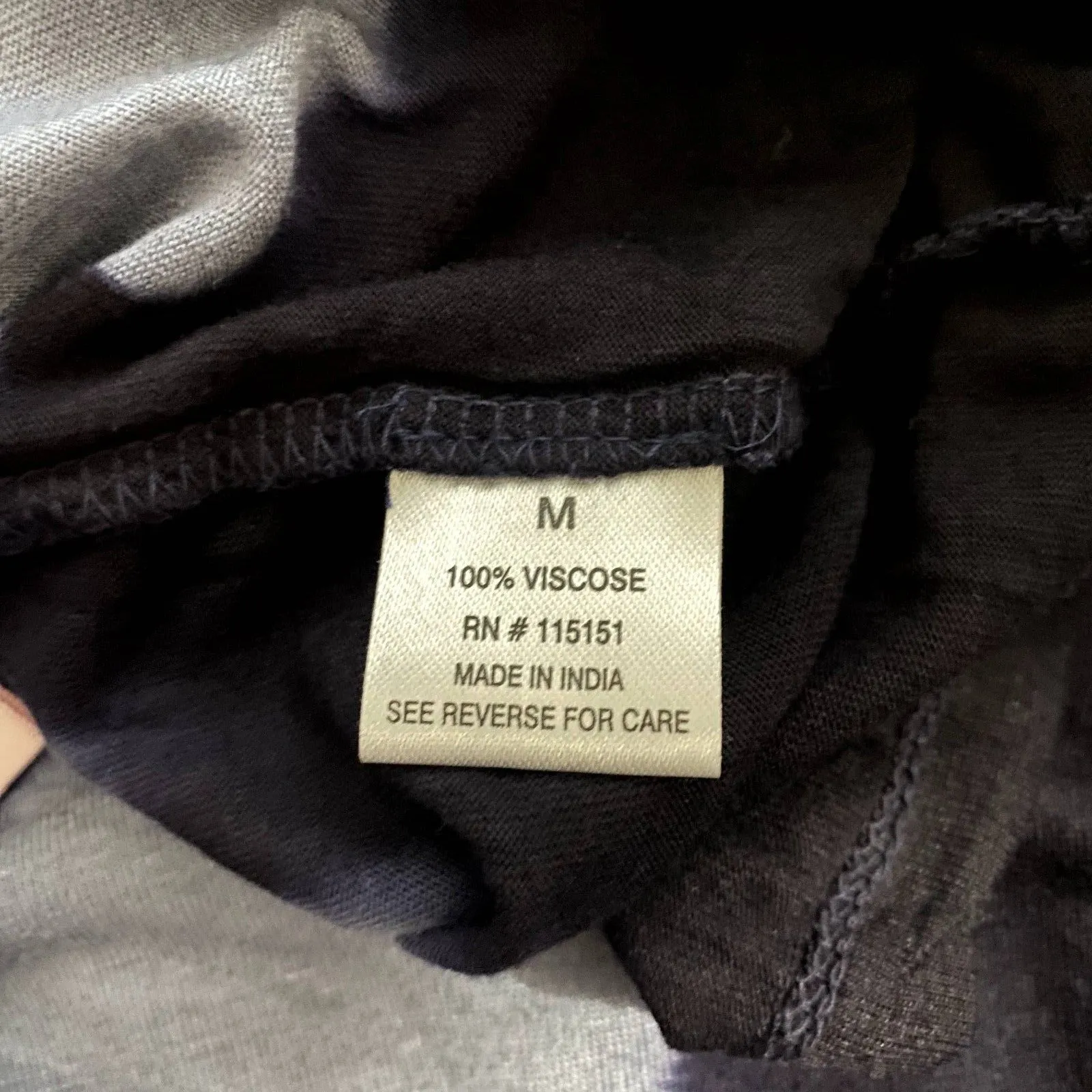 NWT Romeo & Juliet Couture Tie Dye Maxi Dress‎ Navy Gray Size Medium - Image 7