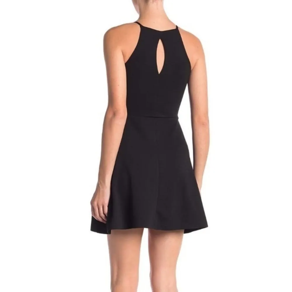 NWT Love…Ady Black Halter Skater Dress New Texture - Image 2