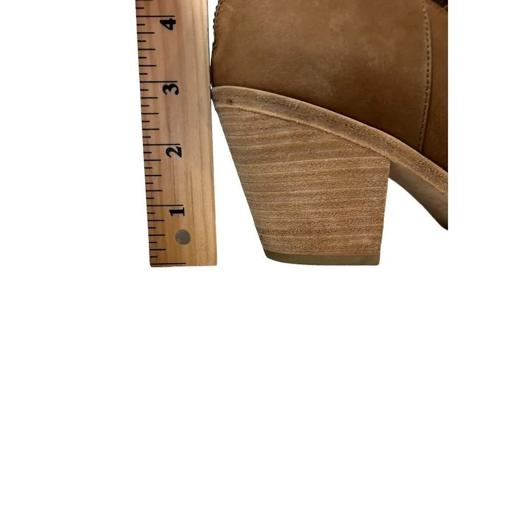 Eileen Fisher Booties Womens 10 James Strappy Sienna Tan Ankle Open Toe Shoes - Image 10