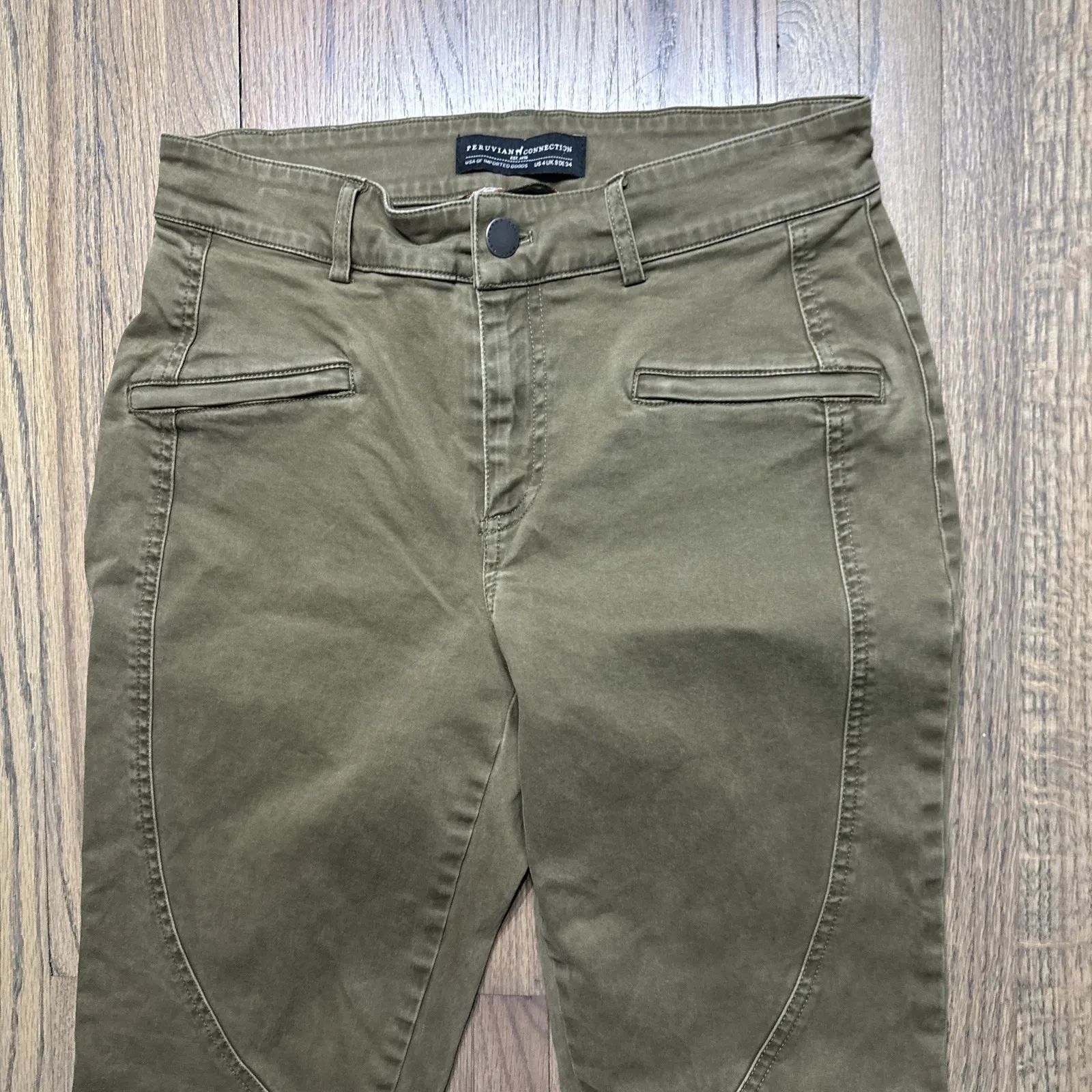 Peruvian Connection Motorcycle Trousers SZ US 4 Equestrian Horseback Riding Pant - Image 2