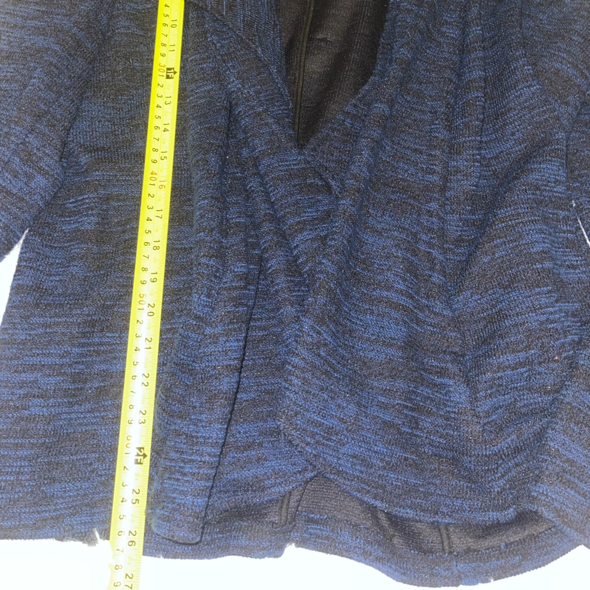 Grace Elements Open Front Blue/Black Women's Cardigan Jacket sweater Size XL - Image 6