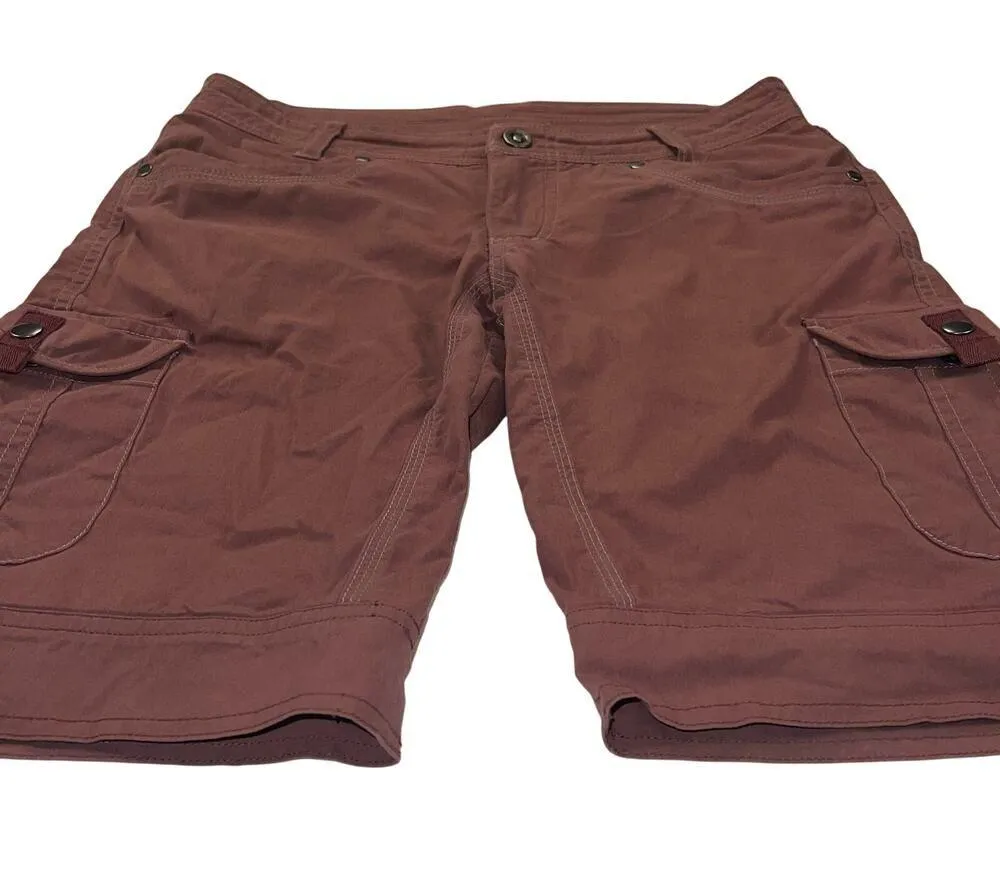 Kuhl Splash Women's Cargo Shorts Clay Red Hiking Outdoor Active Size 4 - Image 2