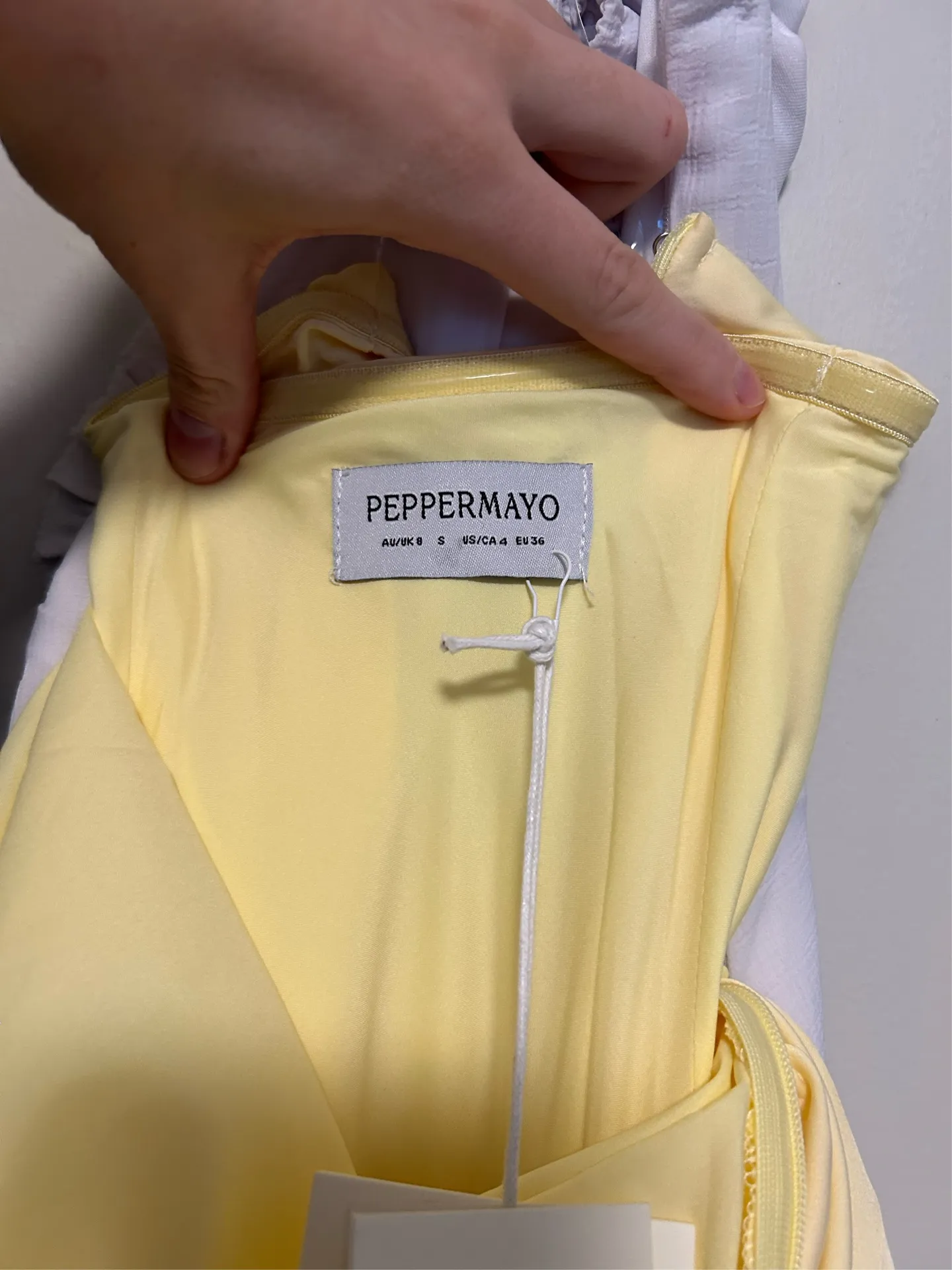 Bodie Peppermayo Maxi Dress Pastel Yellow - Image 4