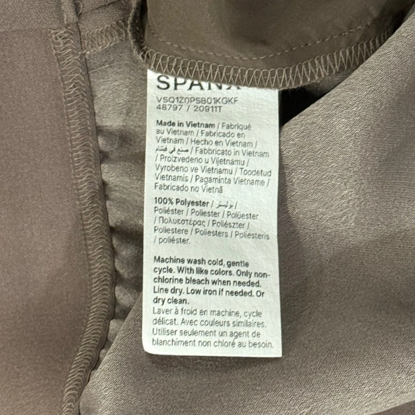 SPANX Wide Leg Crepe trousers  Pants Smoke color 3X TALL   NEW - Image 11