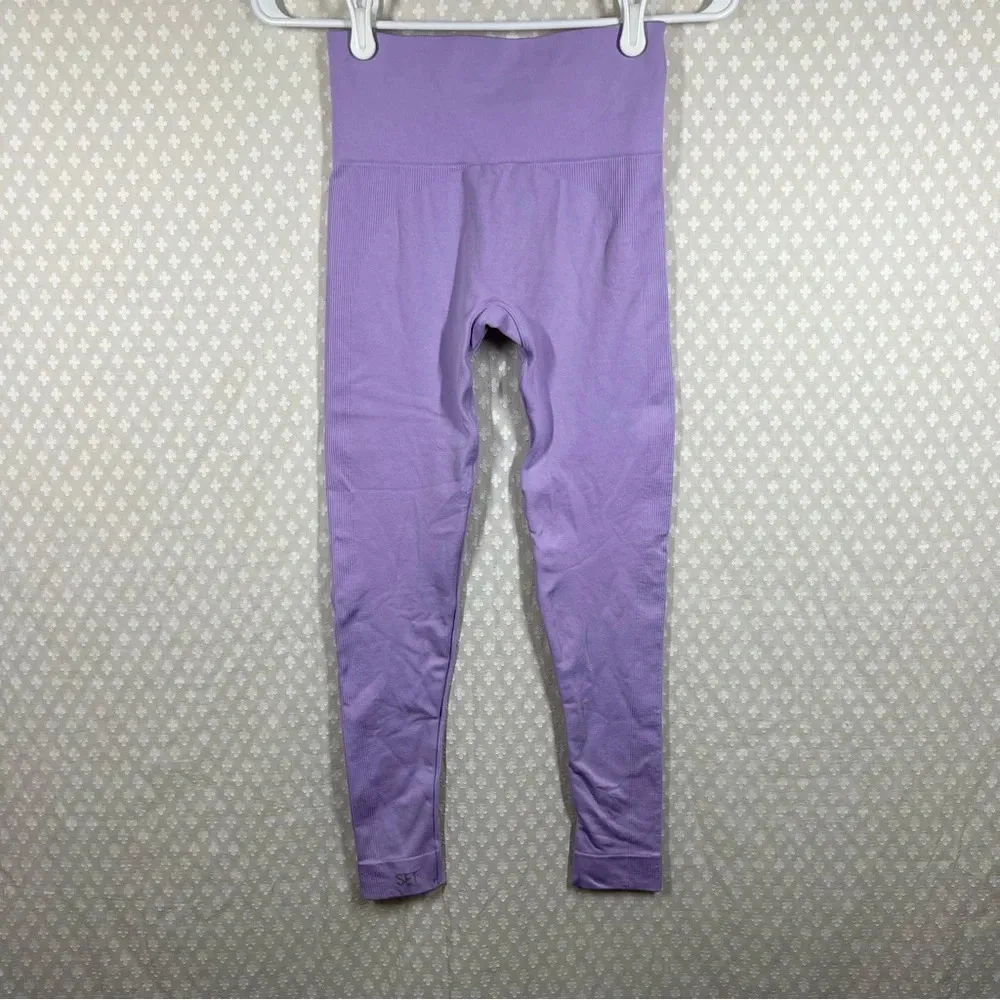 Set‎ Active Light Purple Seamless High Rise Leggings - Image 5