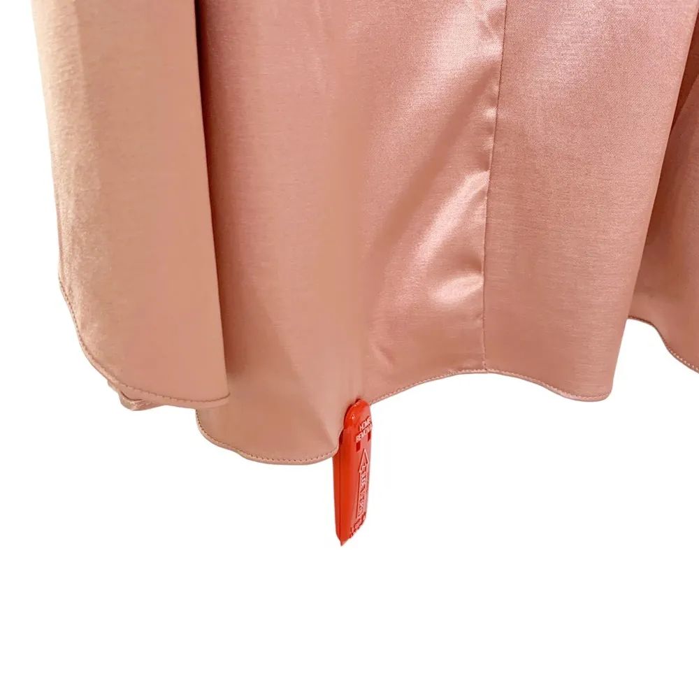 After Six Satin Tie Waist Sheath Bridesmaid Formal Dress Style 6828 Size 10 NWT - Image 8