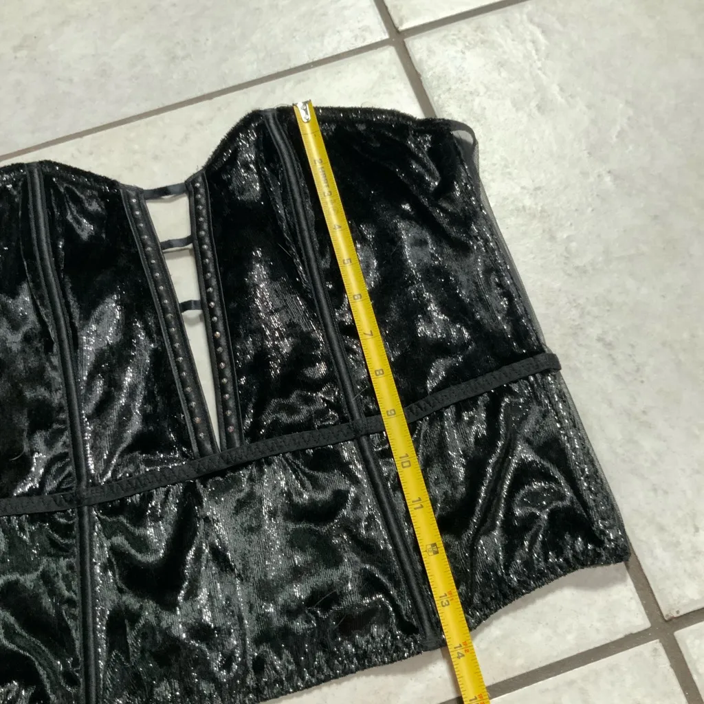 Victoria Secret‎ Shine Velvet Bustier Corset Top - Image 9