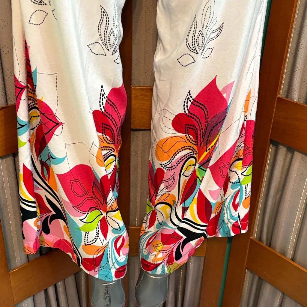 Floral Strapless Jumpsuit White Size undefined - Image 10