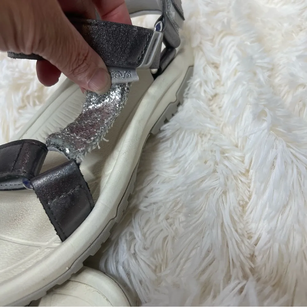 Teva Hurricane XLT 2 x Christian Cowan Silver Sport Sandals - Image 8