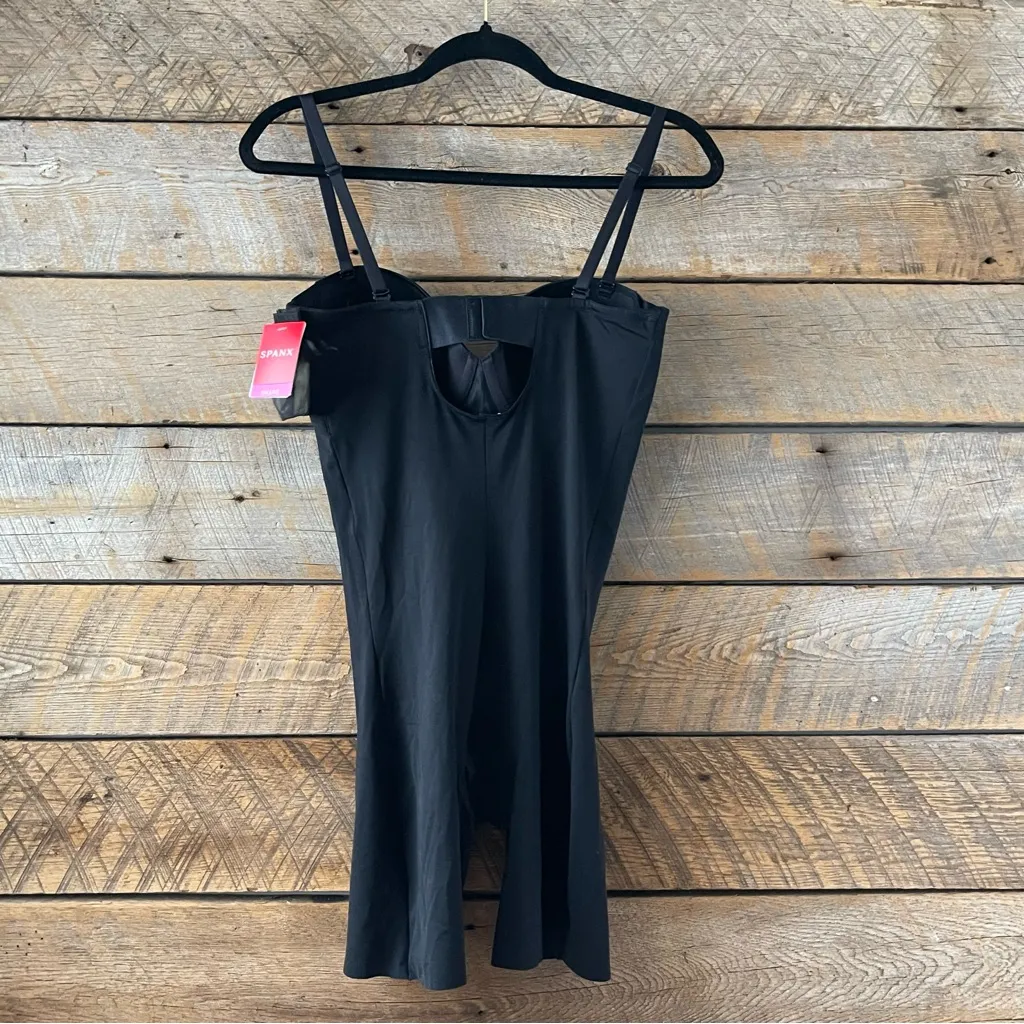 SPANX Suit Your Fancy Strapless Cupped Mid-Thigh Bodysuit Women’s XL - Image 5