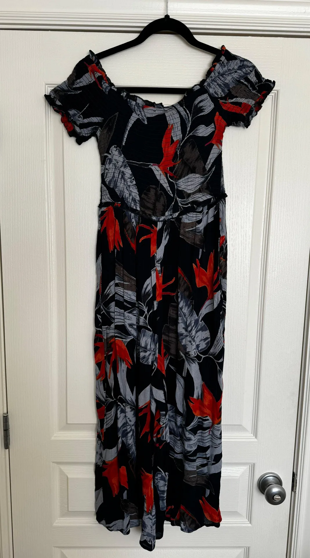 Floral Smocked Jumpsuit - Image 4