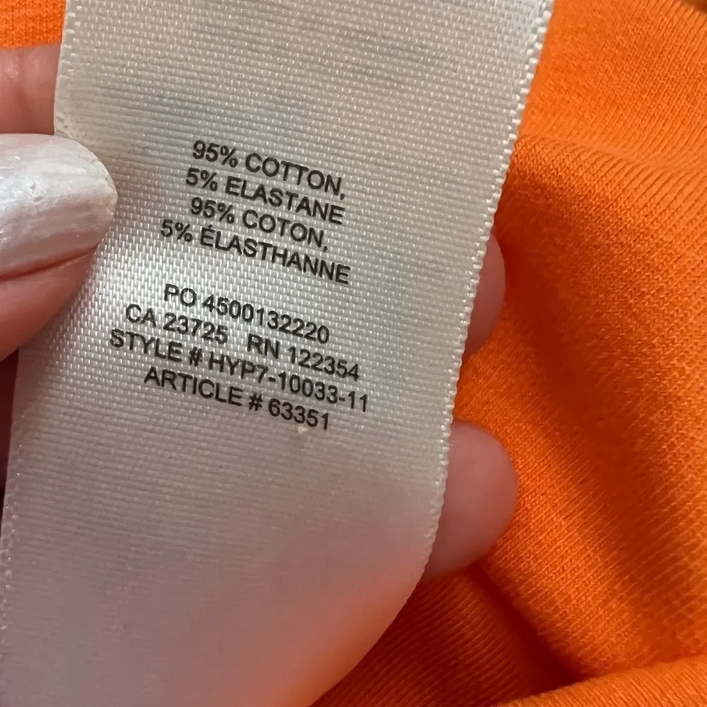 NWT ARITZIA WILFRED FREE Lace-Up Tank Bodysuit in Orange Punch Size M - Image 2