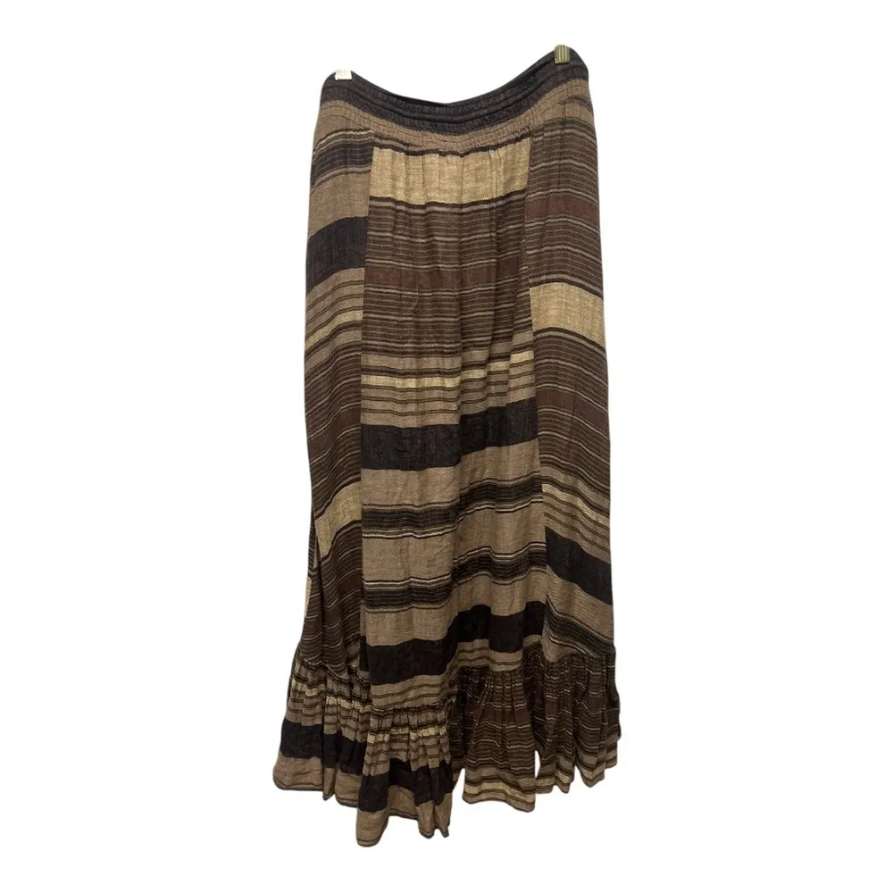 Ralph Lauren Denim & Supply Cotton Linen Maxi Skirt XS Boho - Image 2