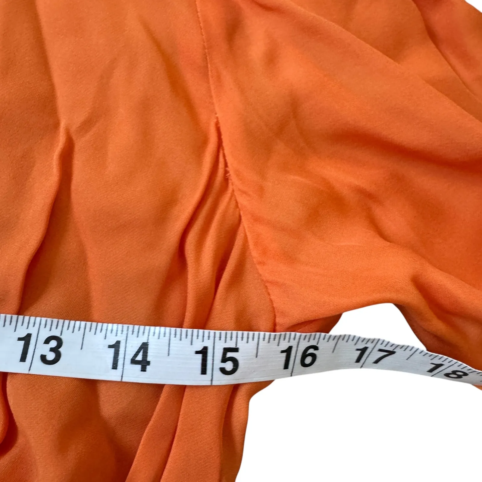 NEW Veronica Beard Silk Midi Dress Orange - Image 11