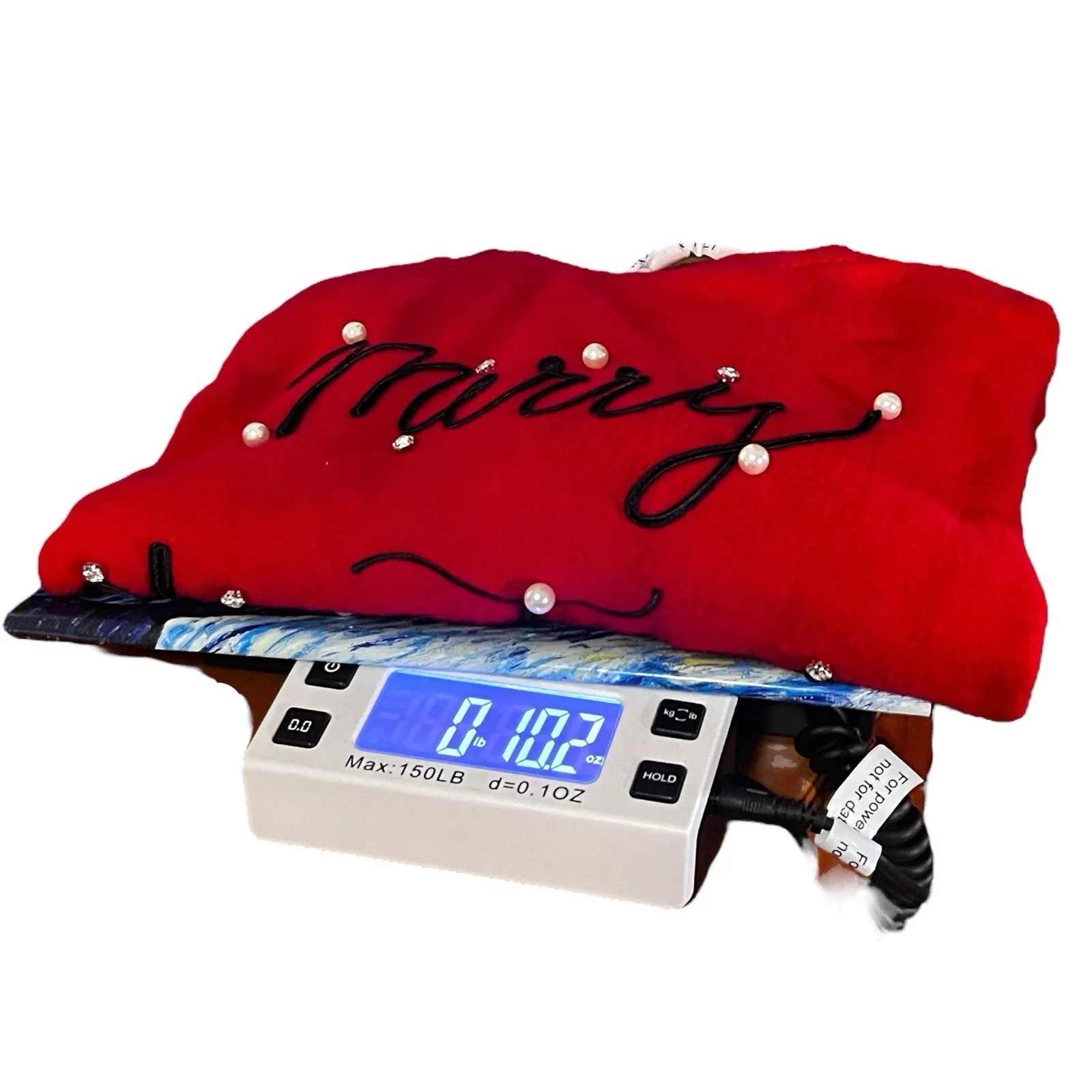 Merry Christmas Angora 3D Ugly Christmas Lightweight Sweater Size Large Holidays Red - Image 9