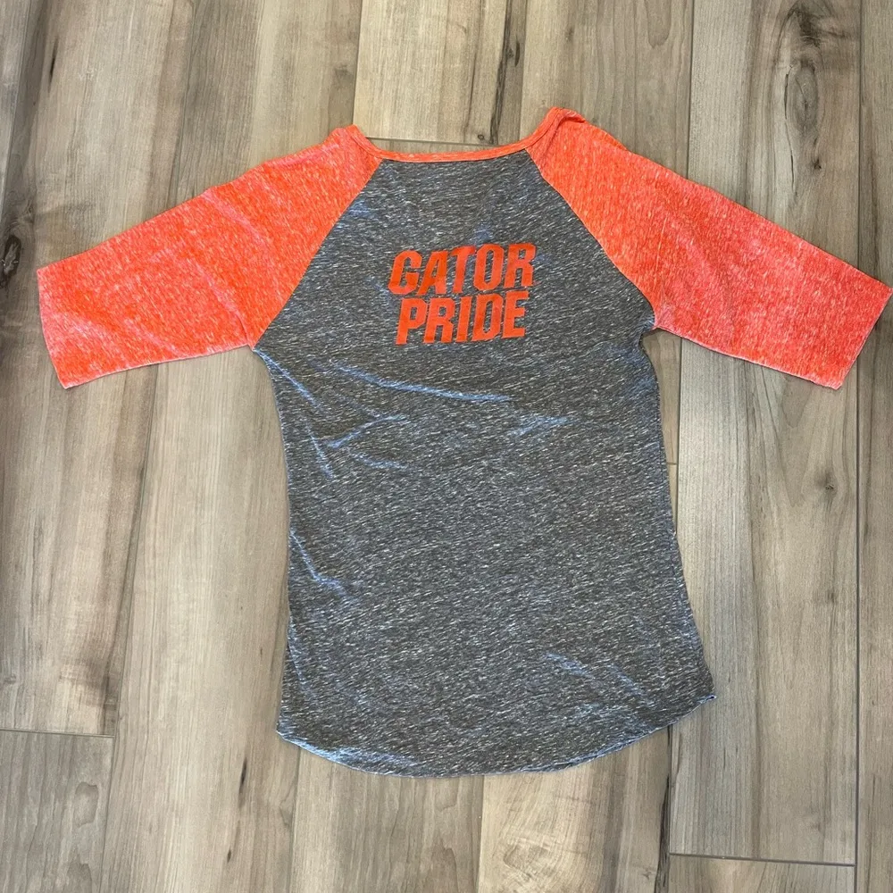 UF university of Florida Gators gator pride grey gray and orange short sleeve - Image 2
