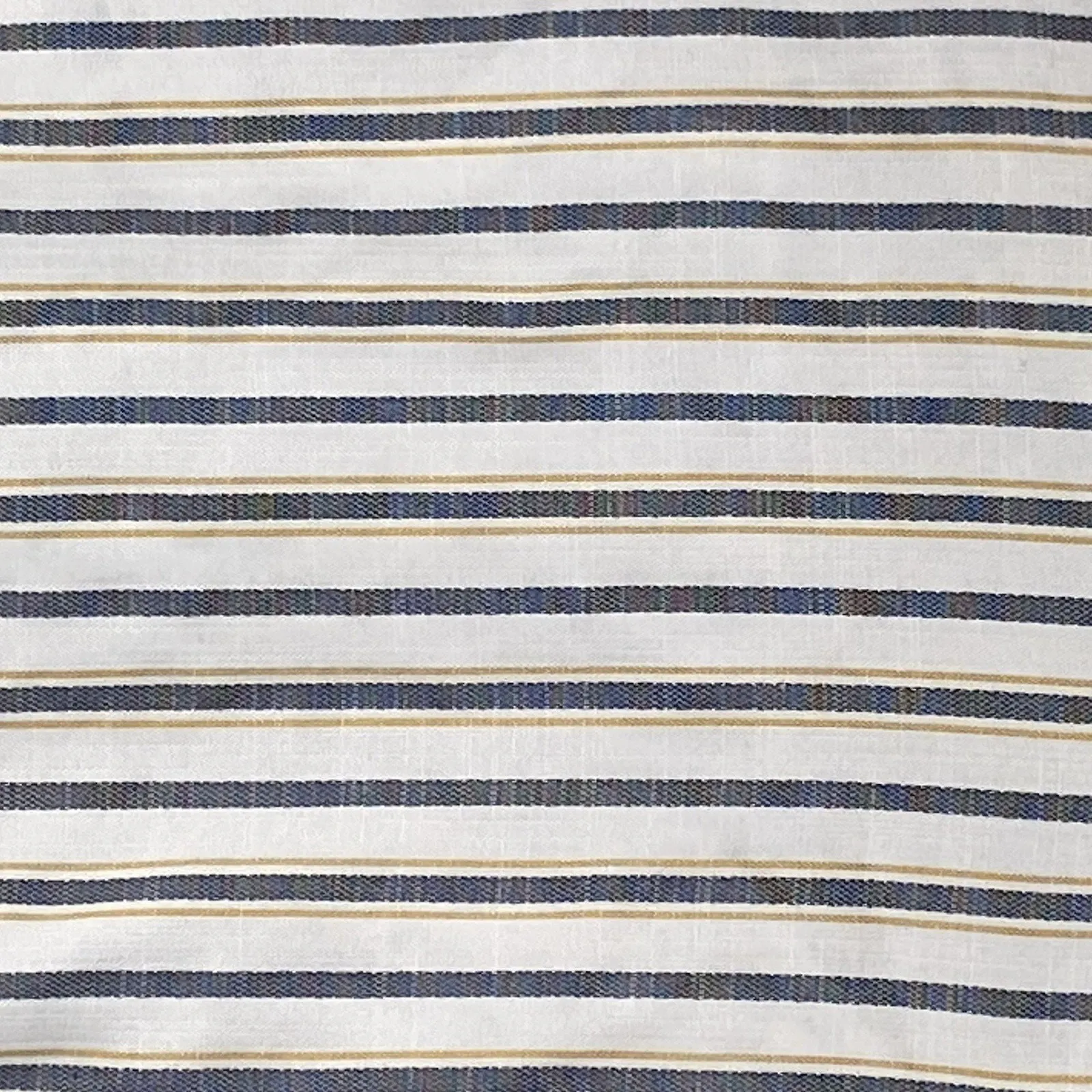 Forever 21 Blazer Women's Size Small Open Front Striped White Blue Gold Collared - Image 3