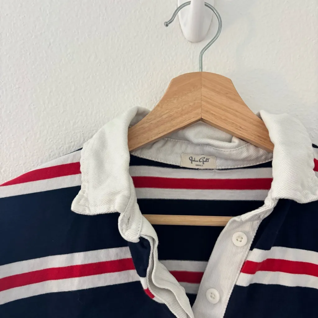 Brandy Melville jondy polo striped long sleeve - Image 3