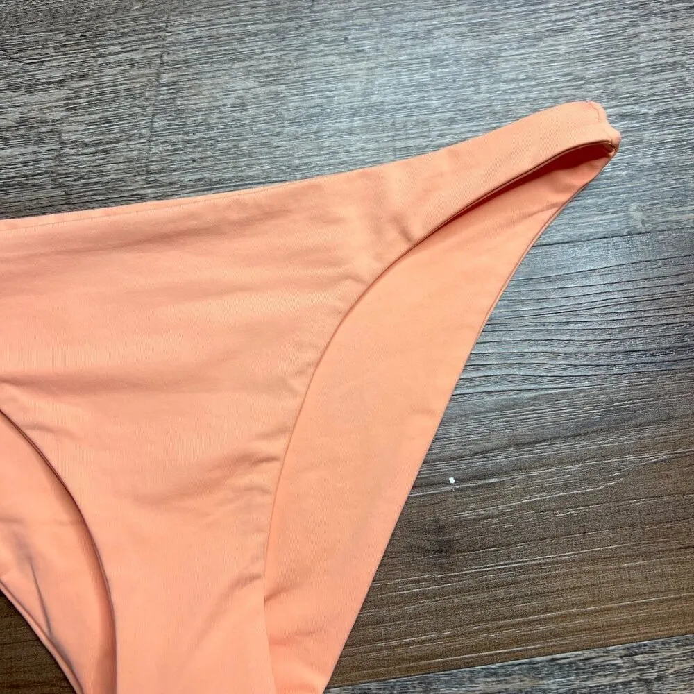 NWOT L*Space Camacho Seamless Hipster Bikini Bottoms Low Rise Peach Small - Image 4