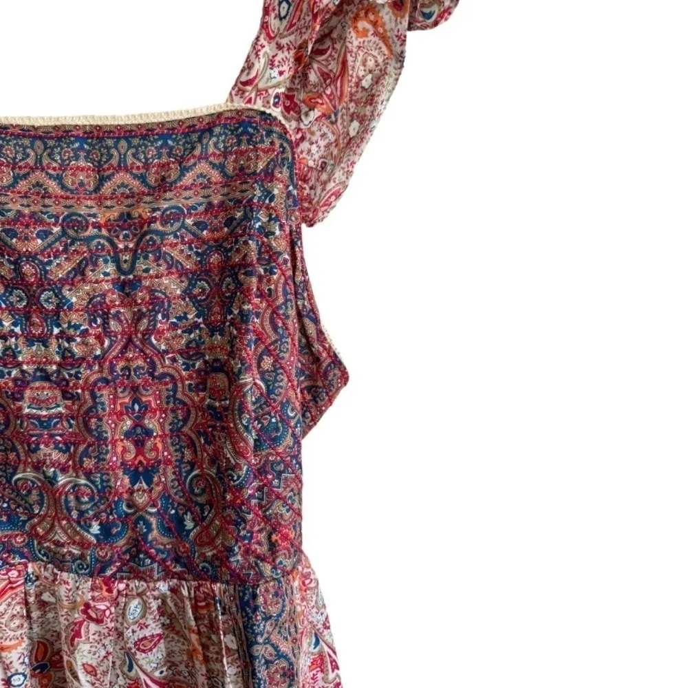 Haute Hippie Patchwork Print Maxi Bohemian 12 Dress‎ - Image 8