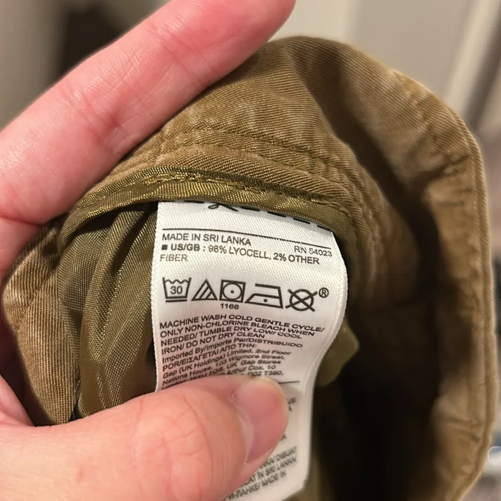 Banana Republic Fall Green Wide Leg Pants Size 4S Work Career Office - Image 6