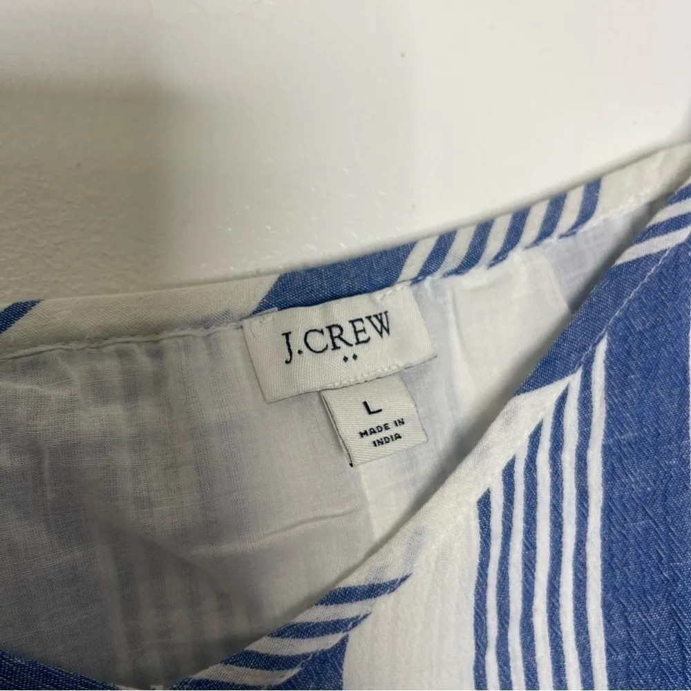 J.Crew Sleeveless V-neck midi dress Size Large - Image 3