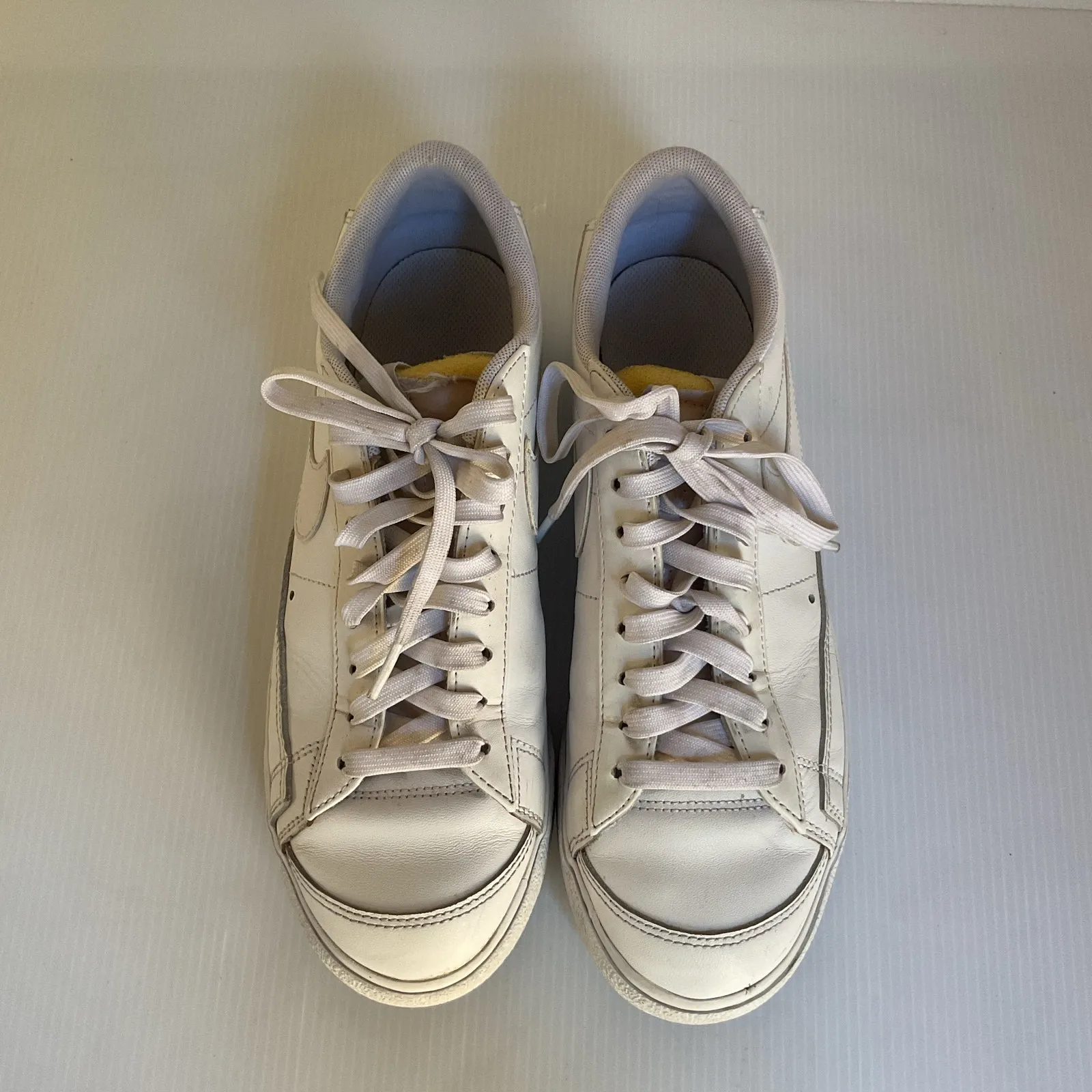 Nike Women’s Blazer Low Platform – White Leather 8.5 - Image 6