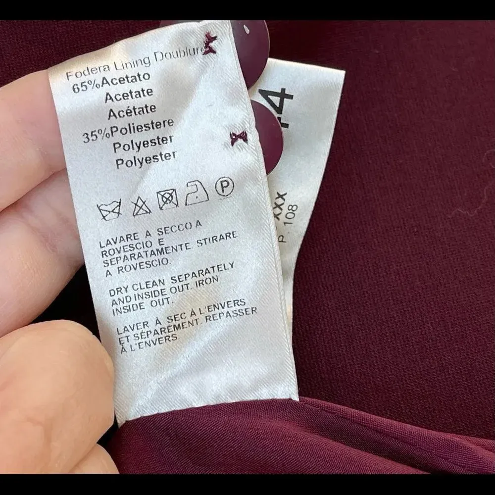 DONDUP LUMIA STRUCTURED ELEGANT BLAZER medium Red - Image 9