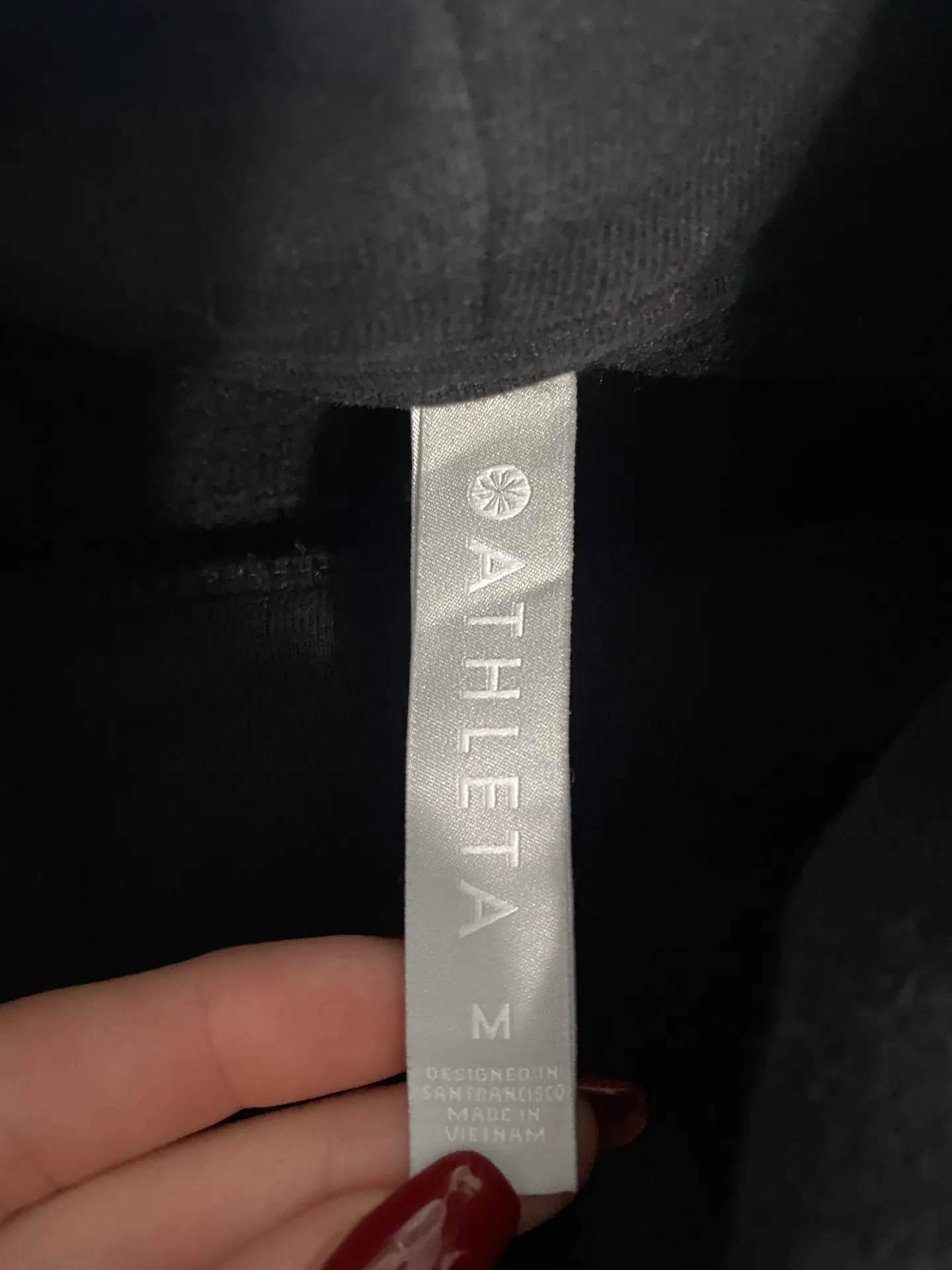 Athleta Black Turtleneck Sweatshirt - Image 6