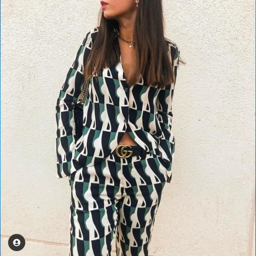 Zara 2 Piece Geometric Set - Image 7