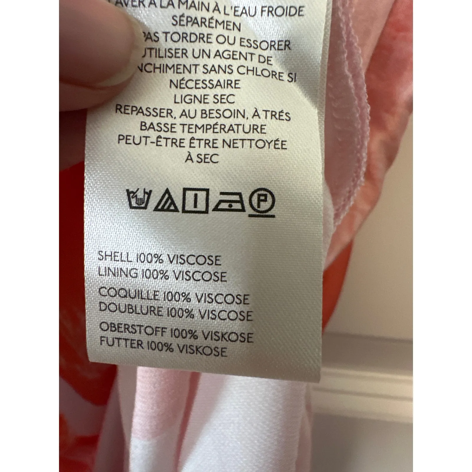 Anthropologie NWT Short Sleeve Floral Satin Maxi Slip Dress Pink Combo Size M - Image 11