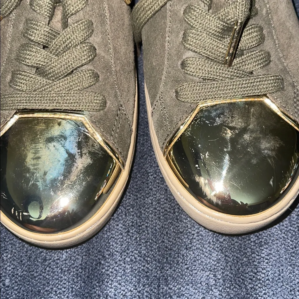 Michael Kors Frankie low top Sneakers sz6 - Image 2