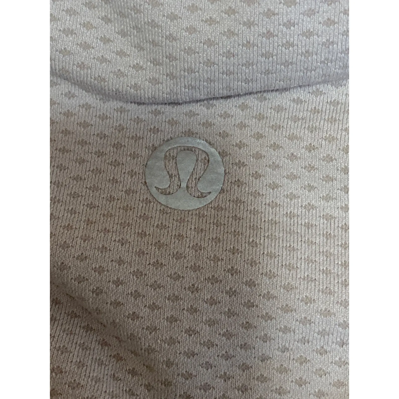 Lululemon Women's Gray Racerback Yoga Workout Athletic Sports Bra Crop Top Sz 8 - Image 3