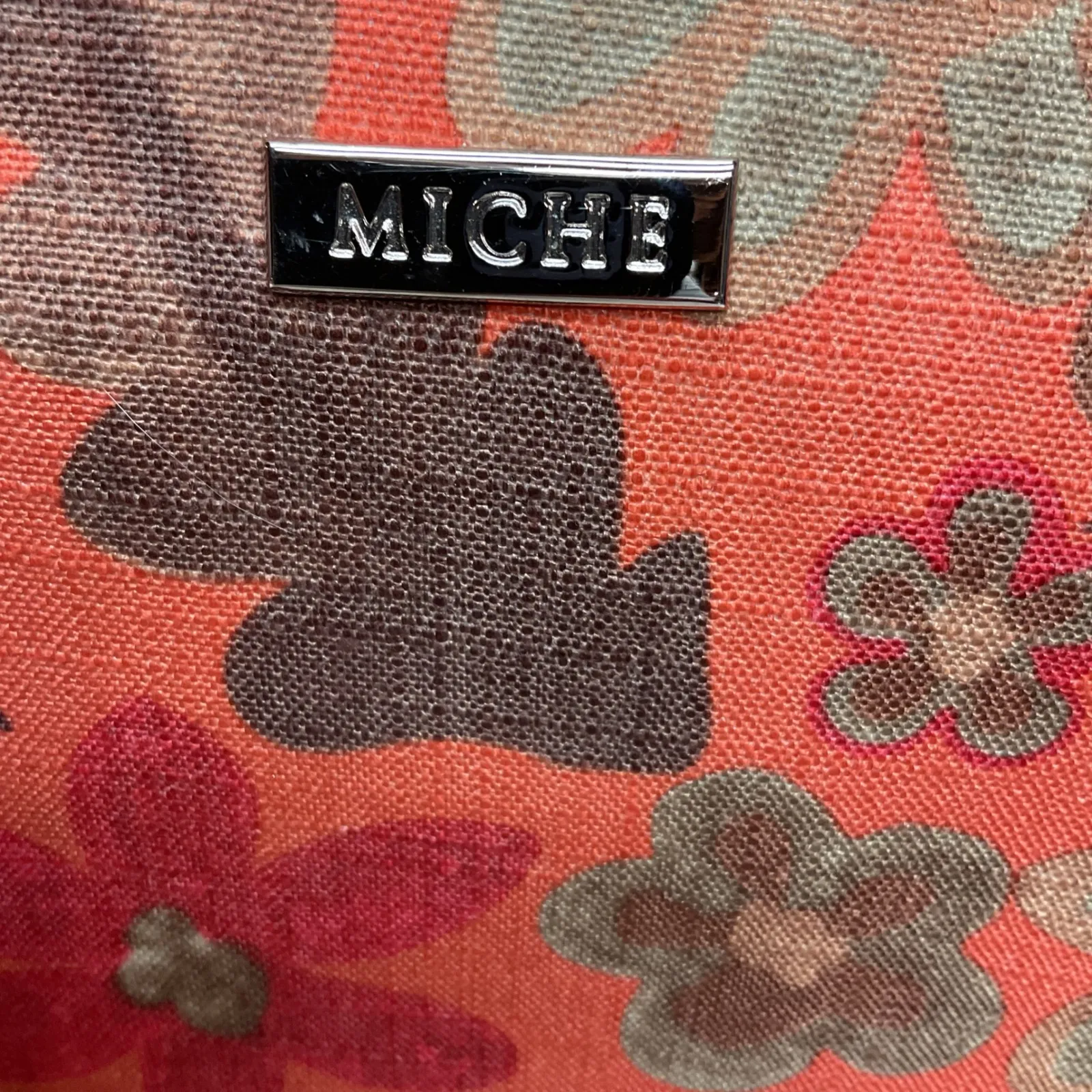 Miche Prima Shell Floral Grace Orange‎ Floral Purse Travel Handbag Faux leather Orange - Image 2