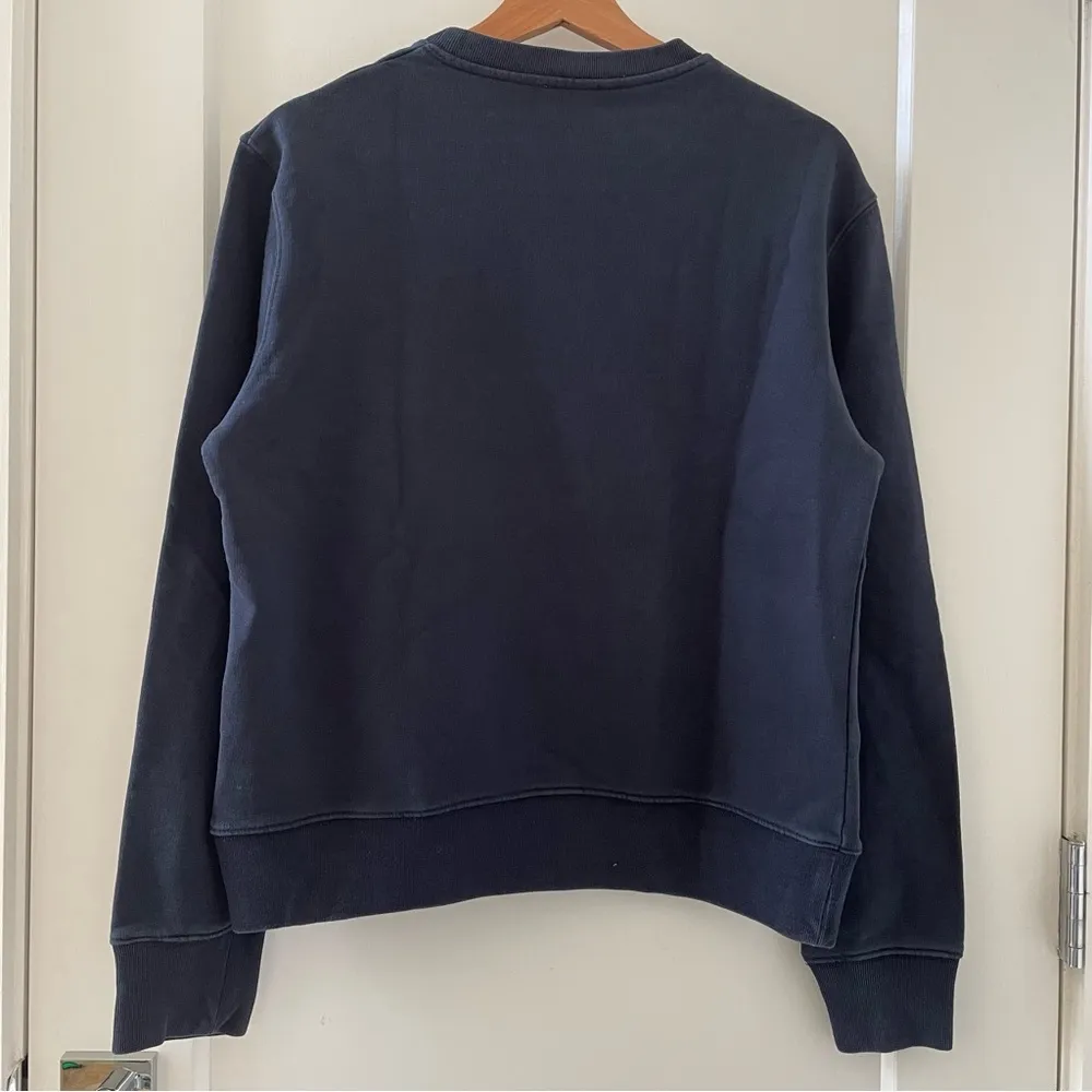 Acne Studios Banana Emoji Embroidered Black Yellow Crewneck Sweatshirt Size S - Image 3