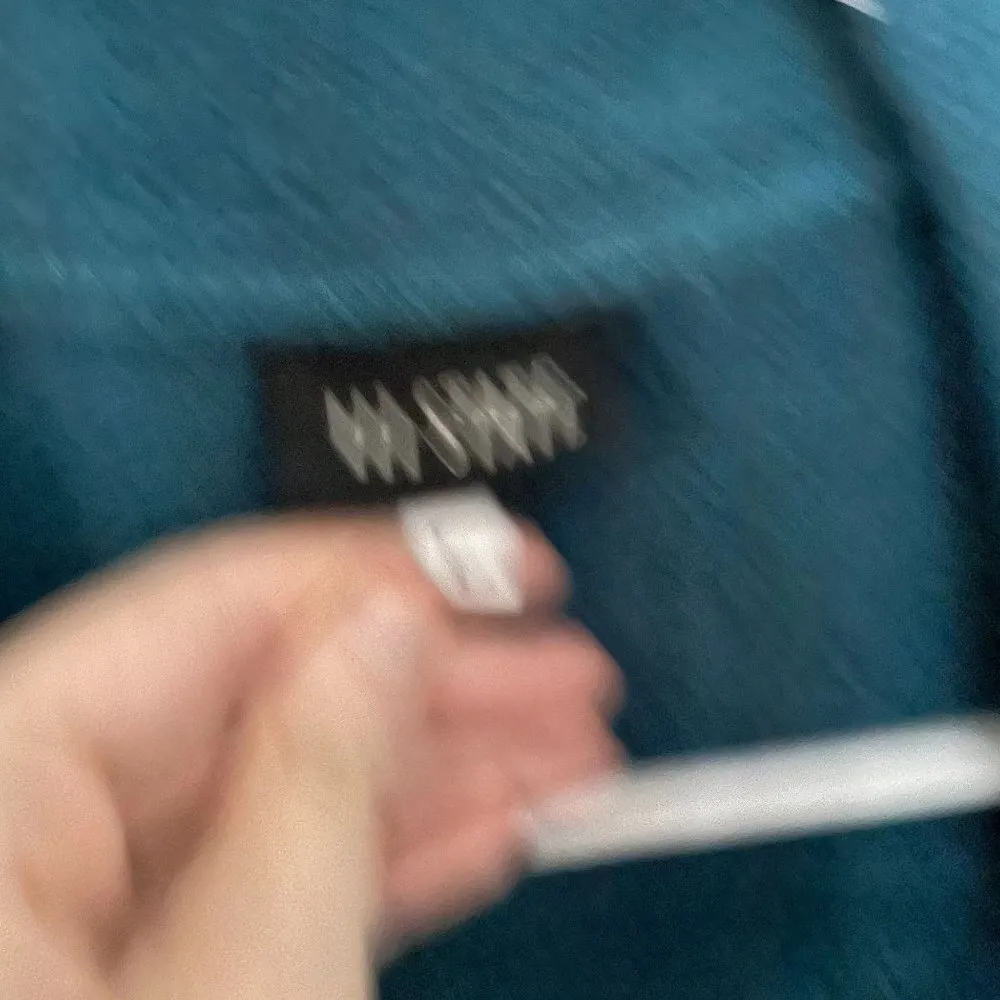 III State polartec turquoise green fleece sweater pockets collared button down Size L - Image 3