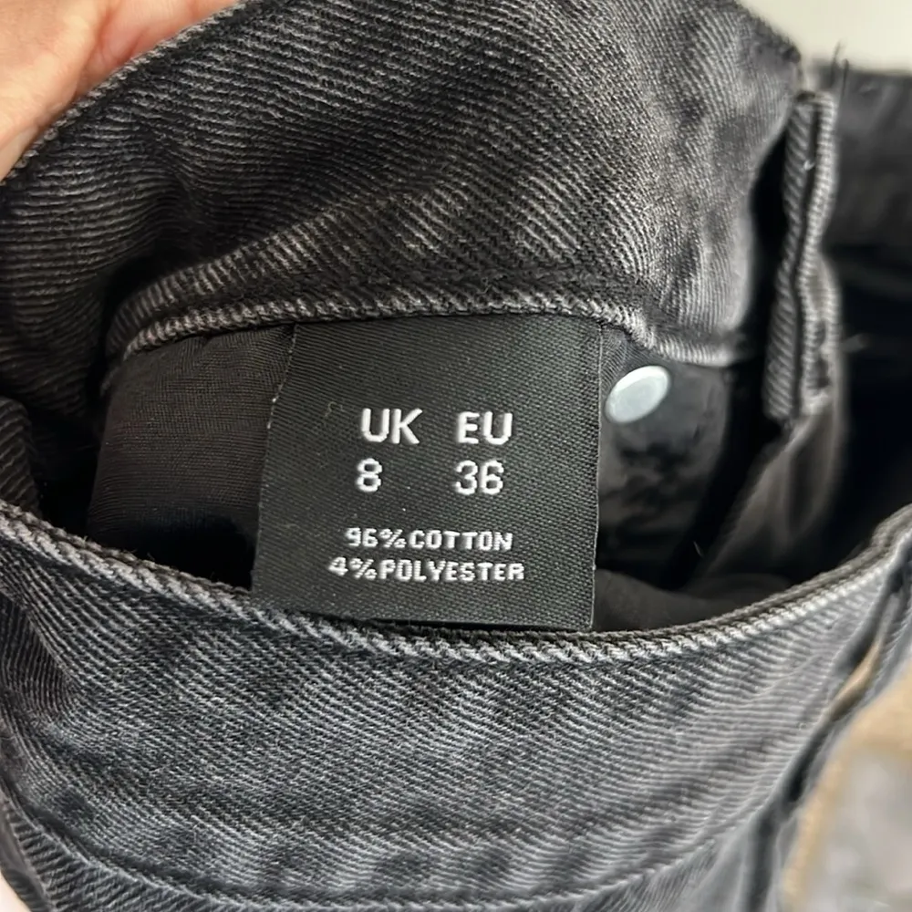 Nasty Gal Cause I Shred So Distressed‎ Denim Jeans Cotton Black - Image 13