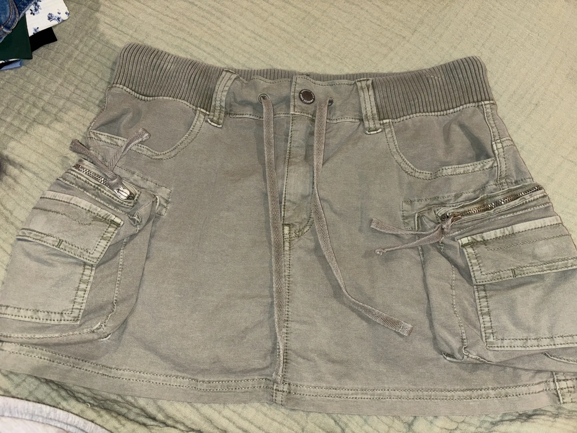 AE Snappy Stretch High-Wasted Cargo Mini Skort - Image 3